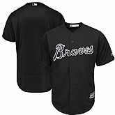 Braves Blank Black 2019 Players' Weekend Authentic Player Jersey Dzhi,baseball caps,new era cap wholesale,wholesale hats